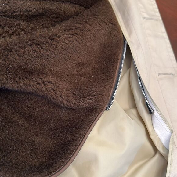 London Fog Men's Iconic Trench Coat 42L 80’s Vintage Beige - Picture 11 of 14